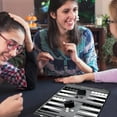 thumbnail image 2 of Juego De Backgammon Portátil, Juegos De Ajedrez De Viaje Para Niños Y Adultos, Juego De Mesa De Backgammon Plegable, Juego De Viaje De Backgammon Speravity FN005585-00, 2 of 6