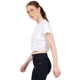 thumbnail image 2 of Playera Crop Básica Manga Corta Para Mujer Quarry Color Blanco, 2 of 4