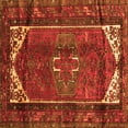 thumbnail image 1 of Ahgly Company Indoor Square Persian Orange Traditional Area Rugs, 3' Square, 1 of 1