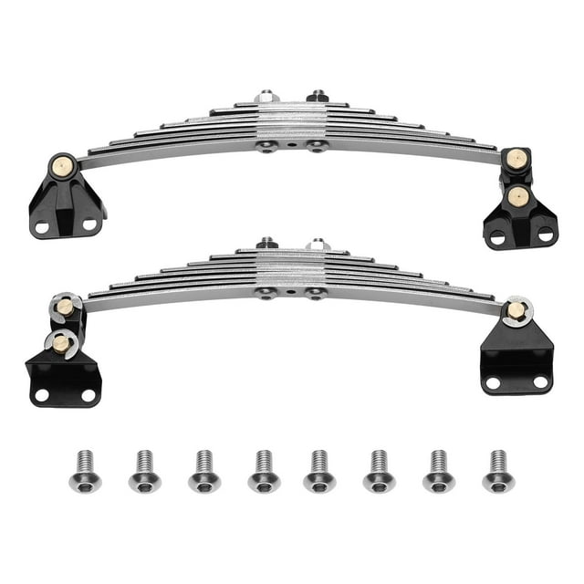 Amortiguadores de ballesta de placa recta duraderos para modelos de coche y camión Lugs 1:14 suspensiones sin motor