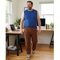 thumbnail image 6 of Turtle Bay New York Mens Pull on Elastic Waist Knit Pants - Relaxed & Effortless Dressing for Comfort, 6 of 7