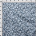 thumbnail image 4 of oneOone Cotton Silk Blue Fabric Block Dress Material Fabric Print Fabric By The Yard 42 Inch Wide, 4 of 6