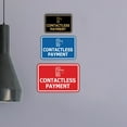 thumbnail image 2 of Signs ByLITA Classic Framed Contactless Payment Sign (Navy Blue / White) - Medium, 2 of 6