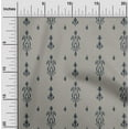 thumbnail image 1 of oneOone Organic Cotton Voile Fabric Arrow & Paisley Ikat Decor Fabric Printed BTY 42 Inch Wide, 1 of 4