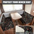 thumbnail image 2 of XYZCANDO Dragonfly Floral RV Dinette Cushions Washable Camper Decor Universal RV Accessories for Inside Furniture Covers Comfortable Couch Cover 2 Cushion Sofa Soft Slipcovers for Loveseat Black, 2 of 7