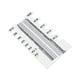 thumbnail image 5 of Regla de medición de tornillos Comprobador de tamaño de rosca Calibre de longitud y rosca Tuerca y perno Blanco, 5 of 9