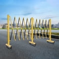 thumbnail image 6 of 11.5ft Portable Barricade Driveway Security Barrier Double Side Expandable Fence Safety Barrier, 6 of 12