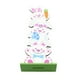 thumbnail image 3 of Cateissary 2 juegos de adornos de , decoraciones de Pascua, dibujos animados exquisitos, instalación práctica, decoración de granja con platos, Artesanía, 3 of 6
