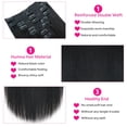 thumbnail image 2 of Extensiones de cabello Pobokix Yaki Straight 120g 35cm Natural Black, 2 of 6