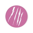 thumbnail image 2 of Effete Feline Claw Marks Scratch Cork Back Coasters, 2 of 3