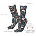 thumbnail image 4 of KLL Coffee Lover Print Print Womens Crew Socks Athletic Middle Tube Long Socks Novelty Socks Gifts For Men, 4 of 7
