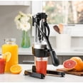thumbnail image 2 of Large Citrus Juicer – Commercial Grade Press Orange, Grapefruit and Lemon Press Juicing -Extracts Maximum Juice – Heavy Duty Cast Iron Base and Handle - Non Skid Suction Foot Base, 2 of 8