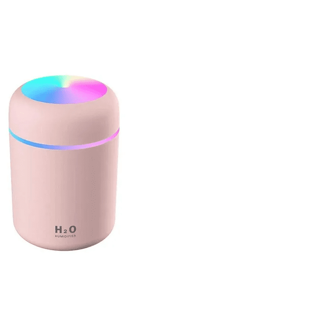 Humidificador Y Difusor Portátil De Aroma Con Luz Led Rosa Malubero Malu977