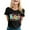 Black, variant on TSADFHJI Shirts for Women Long Sleeve Cotton Crew Neck Casual Letter Print Crew Neck Short Sleeve T Shirt Multiple Colors Xl White