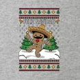 thumbnail image 3 of Wild Bobby Feliz Navidad Dancing Gingerbread Man Sweater | Holiday Men Long Sleeve Shirt, 3 of 5