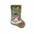 thumbnail image 1 of Impresión 3D Muñeco de nieve Papá Noel Elk Feliz Navidad Colgante Adorno Medias Regalo de Navidad Calcetines Bolsa de dulces Eigraketly JR0746-02, 1 of 3
