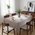 thumbnail image 6 of Brown White Ombre Table Cloth Waterproof Tablecloths, Modern Gradient Abstract Art Tablecloth Dining Table Cover for Kitchen Party Tabletop Outdoor, Rectangle Tablecloth 52x70 Inch, 6 of 9