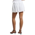 thumbnail image 2 of Onia womens  Air Linen Bubble Linen-Blend Mini Skirt, XL, 2 of 3