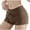 Coffee, variant on Lenpel Women's Booty Shorts Casual Elastic Waist Low Rise Drawstring Comfy Lounge Shorts Summer Running Shorts