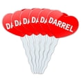 thumbnail image 1 of Darrel Heart Love Cupcake Picks Toppers - Set of 6, 1 of 1