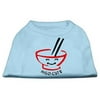 Miso Cute Screen Print Shirts Baby Blue XS (8)