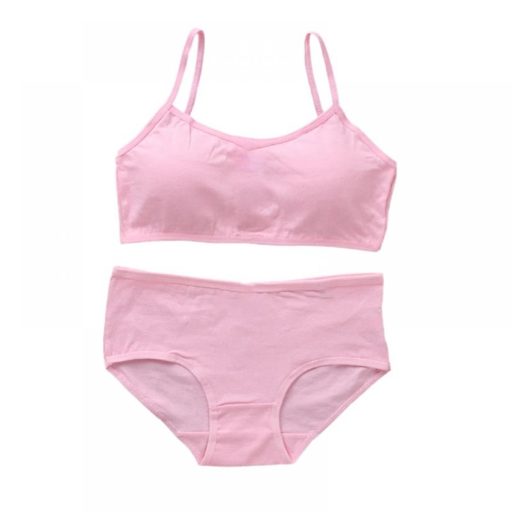 Wuffmeow Children Girl Underwear Soft Cotton Solid Print Casual