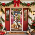 thumbnail image 6 of Japceit Large Christmas Door Cover, 35x71 Inch Holiday Entrance Curtain Panel, Festive Door and Wall Decoration for Party, Home, Seasonal Display Background, 6 of 6