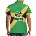 thumbnail image 3 of Garronmavis Jamaican Flag Matching Couple Outfits Short Sleeve Shirt for Men Summer Hawaiian Shirts and Womens Sleeveless Dress with Pocket Irregular Hem Beach Sundress, 3 of 8