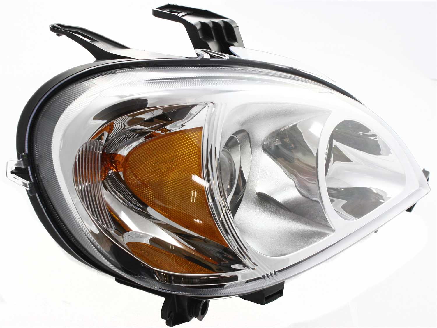 Headlight Compatible With 2002-2005 Mercedes Benz ML500 2003-2005 ML350 Right Passenger Halogen With bulb(s)