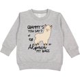 thumbnail image 2 of Inktastic Grammy's You Say Alpaca My Bags Toddler Sweatshirt, 2 of 4