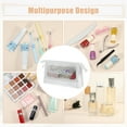 thumbnail image 4 of Unique Bargains Clear Letter Makeup Bags Transparent Toiletry Bag Waterproof Cosmetic Bags for Travel White Medium, 4 of 7