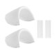 thumbnail image 1 of WASHWEPE 2 Pares De Almohadillas Adhesivas Para Hombro Con Esponja Para Camisas Y Trajes, 1 of 8