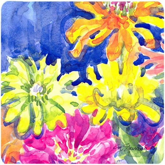 Flower Foam Coasters - Set 4