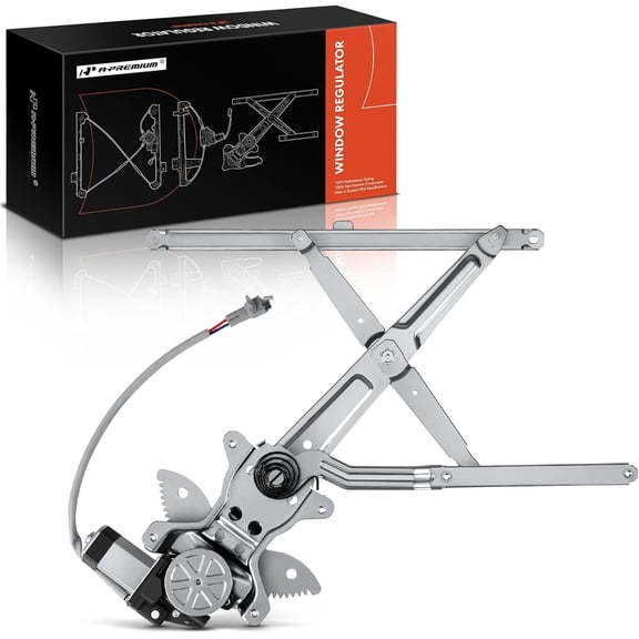 A-Premium Eelectric Power Window Regulator with Motor Compatible with Toyota Tacoma 1995-2004 Pickup Front Right Passenger Side