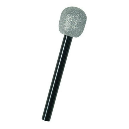 Silver Glitter Microphone