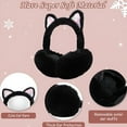 thumbnail image 6 of TELOLY 2026 New Fluffy Ear Muff for Women Plush Foldable Earmuffs Kids Winter Earmuffs Girls Boys Cold Weather Ear Warmer for Outdoor Activities,Winter Sports,Commuting,Travel,Daily Use., 6 of 7