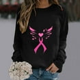 thumbnail image 2 of Nmnitkp Breast Cancer Awareness Sweatshirt Women In October We Wear Breast Cancer Print Breast Cancer Survivor Sweatshirt, 2 of 4