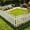 B, variant on Orangide Yard Fences High Low Style Small Mini Garden Fence Residential Decorative Border for Outdoor Landscaping Spring Summer Decor Edging