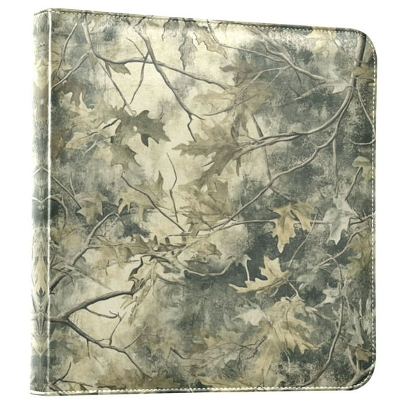 Photo Album Leather Photo Album 11.8x11.2x1.5 Inch Bookshelf Photo Album Scrapbooking Refills Scrapbook Photo Album Green Camouflage Pattern