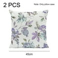 thumbnail image 2 of Funda de almohada con elemento de jardín de 2 piezas: funda de almohada cuadrada para sofá cama, 2 of 5