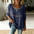 thumbnail image 5 of 3/4 Sleeve Tops for Women Casual Work Blouse, 5 of 6