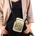 thumbnail image 4 of HELLHERO Easter Egg Daisy Small Crossbody Purse Polyester Double-layer Crossbody Bags for Outdoor Travel Daily Use, 4 of 6