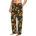 thumbnail image 2 of Balery Halloween Skull print Men's Pajama Pants,Ultra Lightweight Pjs,Lounge Pant-Large, 2 of 9