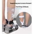 thumbnail image 3 of Foot Drop Corrector,Foot Drop Postural Correction BraceAdjustable Foot Drop Orthosis for Leg Support,left L, 3 of 5