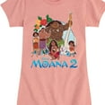 thumbnail image 3 of Moana 2 - Moana Group - Girl's Toddler And Youth Fitted Short Sleeve Graphic T-Shirt, 3 of 5