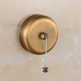 thumbnail image 1 of Heavy Duty Stainless Steel Retractable Clothesline 9 Feet (max) For Hanging Dry In Bathroom Laundry, Chrome Finish, Round (brushed Antique Brass), 1 of 5