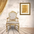 thumbnail image 3 of Vintage Maps 26x31 Gold Ornate Wood Framed with Double Matting Museum Art Print Titled - Indiana 1844, 3 of 4