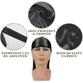 thumbnail image 3 of Silk Durag Peso ligero Cómodo Transpirable Moda Du Rags Durag Wave Cap para hombres y mujeres, 3 of 5