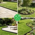 thumbnail image 3 of NEYCIL Landscape Edging 33ft, 4in Tall Garden Edging with 40pcs Spikes, Flexible Plastic Landscape Border for Grass, Yard, Flowerbeds, Gravel, Black, 3 of 8