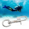 thumbnail image 1 of Gancho de seguridad de acero inoxidable 316 con perno, ganchos de seguridad giratorios, gatillo de seguridad, clip de cadena, accesorios para BCD, equipo de buceo, 1 of 6